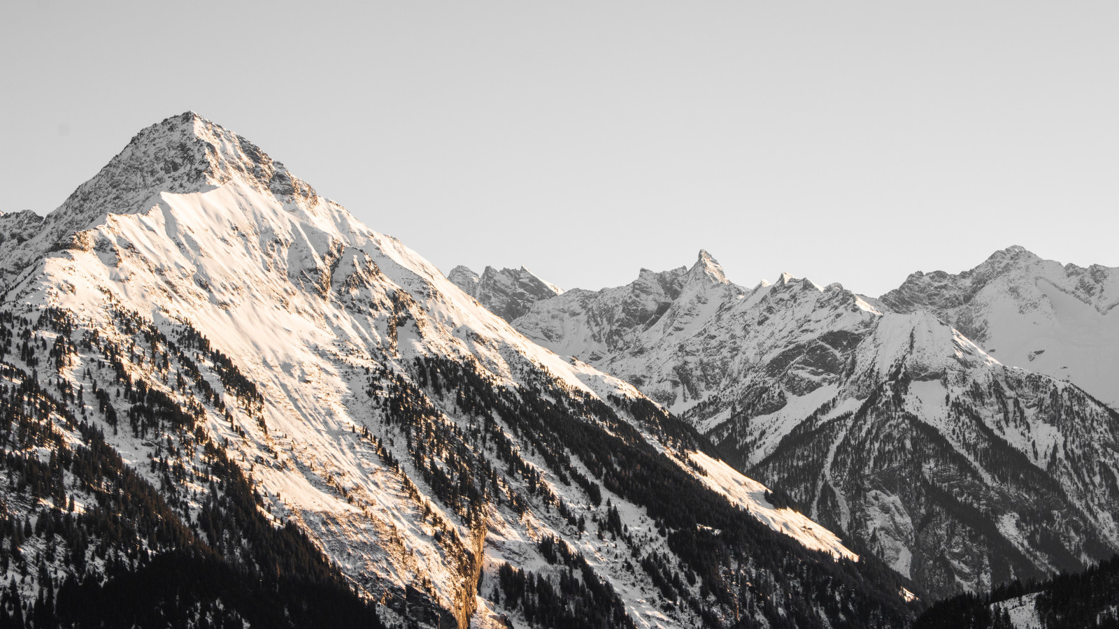 Berge, Schnee, Natur