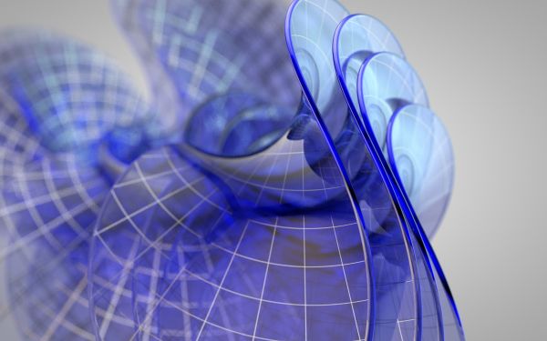 抽象, 数字艺术, 3D, 紫色, CGI, 蓝色