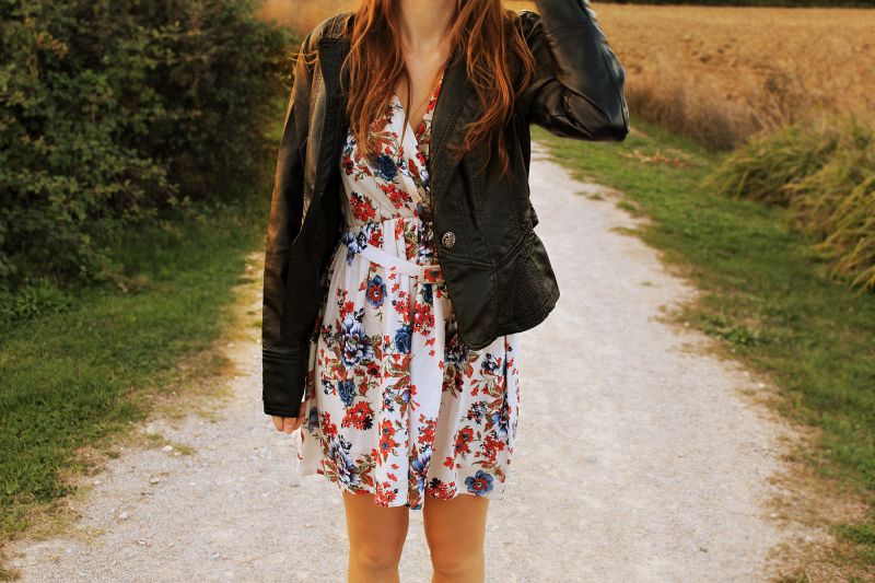 oblečení, šaty, rameno, dívka, svrchní oděvy