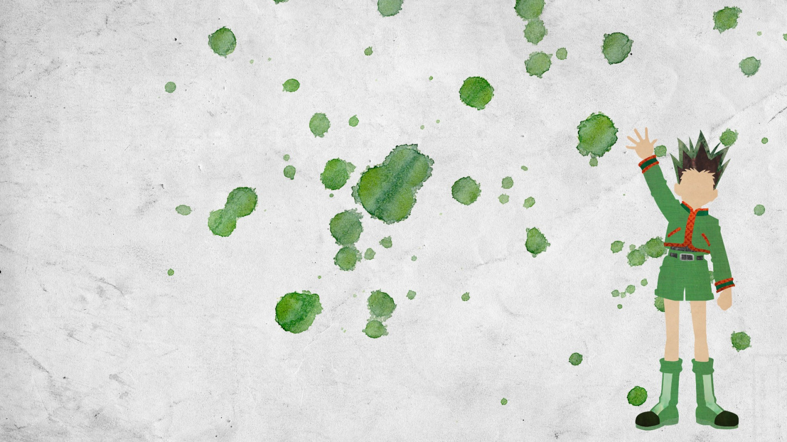 デスクトップ壁紙 お絵かき 図 緑 パターン サークル ハンター ハンター Gon Freecss ゴンフリーク 葉 花 工場 設計 19x1080 Nightelf87 デスクトップ壁紙 Wallhere