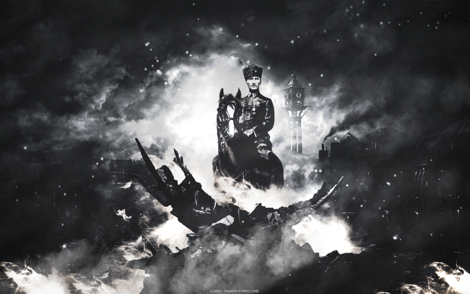 sort, monokrom, Mustafa Kemal Atat rk, Sky, mørke, computer tapet, sort og hvid, monokrom fotografering, albumcover