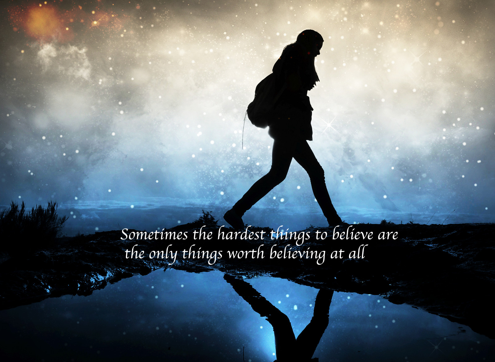 siluetă, vis, magicunicornverybest, creativephotocafe