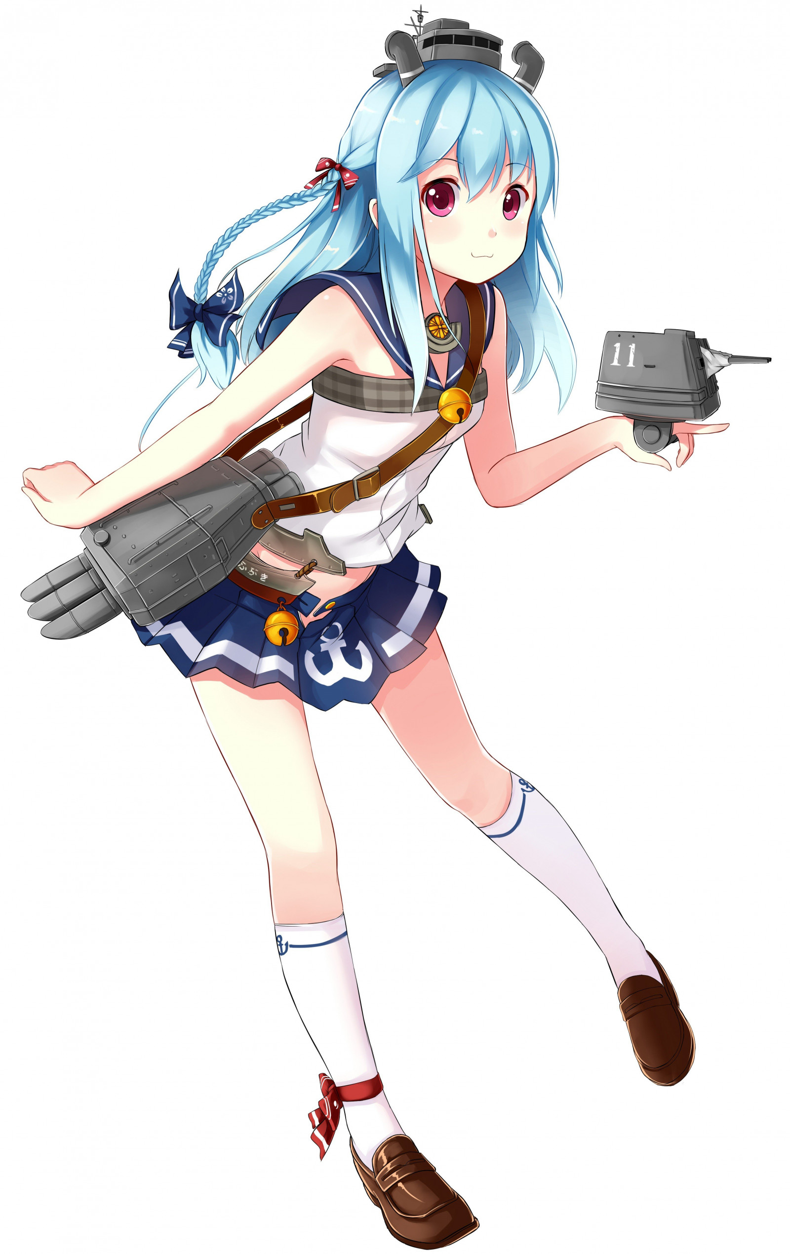 3401x5401 px, аниме момичета, Fubuki, моряк униформа, боен кораб момичета
