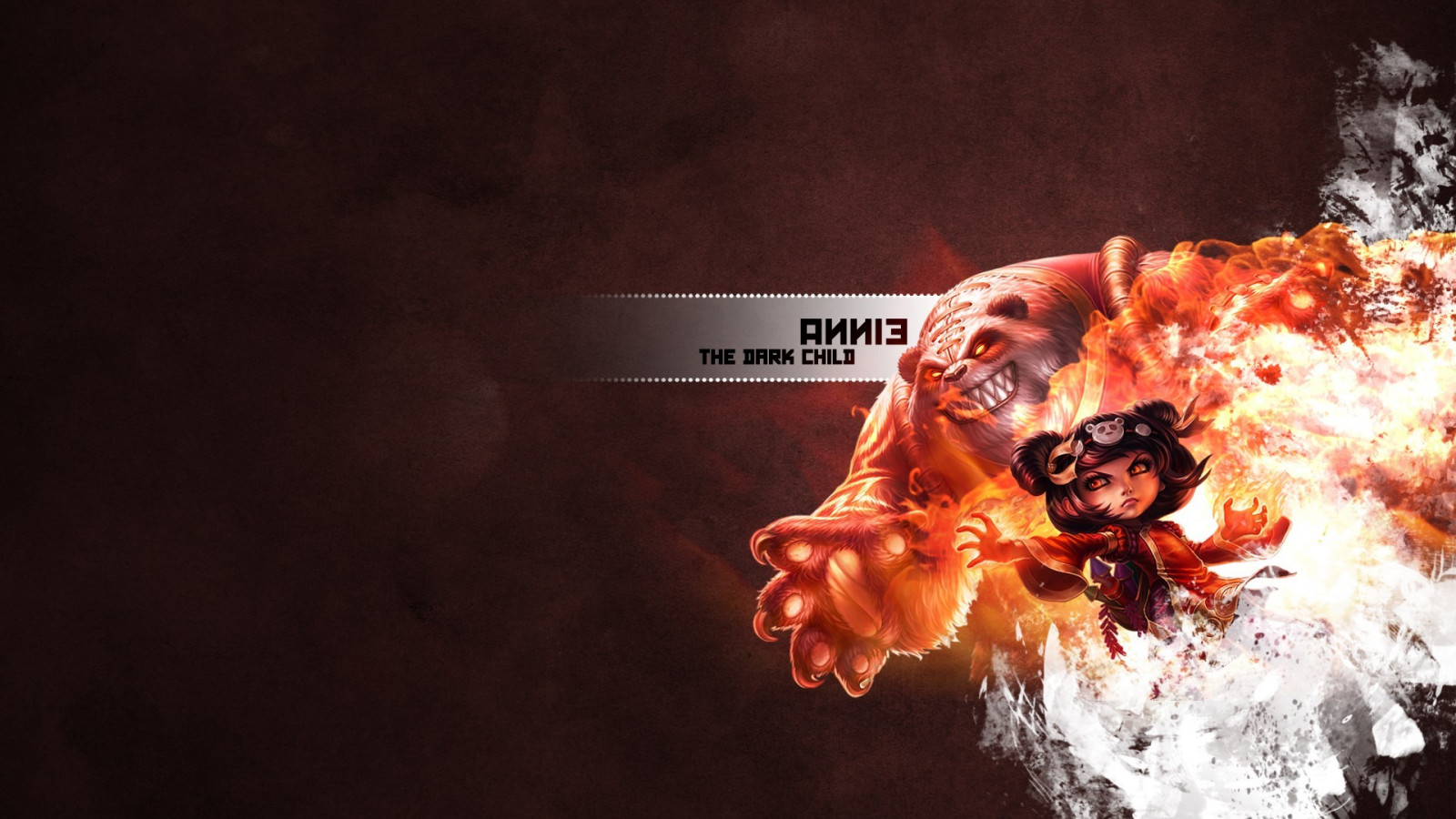 1920x1080 px, Annie, League of Legends, Temný Child