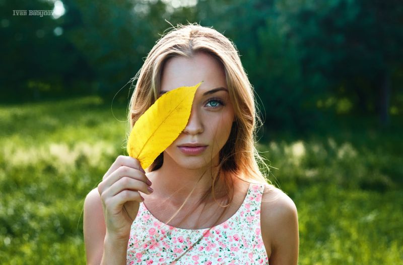 face, women, model, portrait, blonde, leaves face, women, model, portrait, blonde, leaves