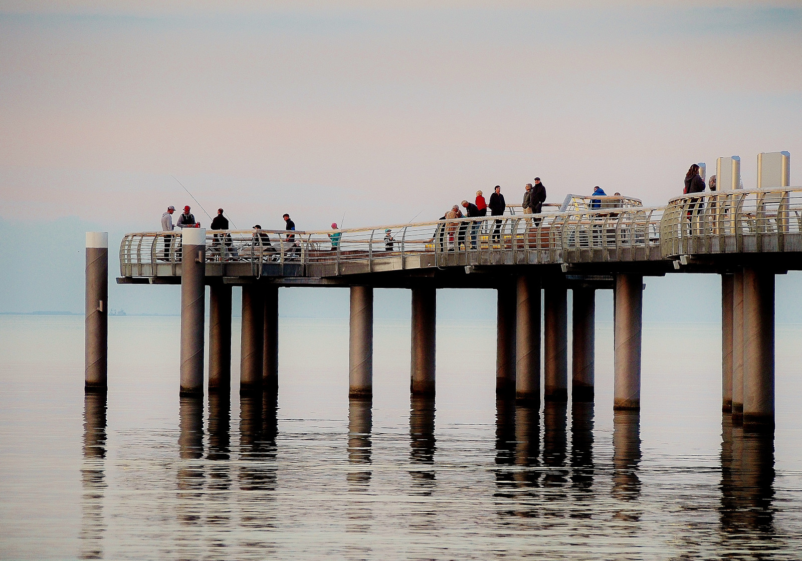 tramonto, mare, acqua, riflessione, cielo, calma, sera, mattina, costa, orizzonte, molo, bacino, Olimpo, oceano, filo, Insel, menschen, Ostsee, cke seebr, wasser, ZD, meer, wlangemeyer, m40150mmf4056r, Niendorf, Brucke, Saule, M40150mm, Bohrinsel, F4056r, fixed link