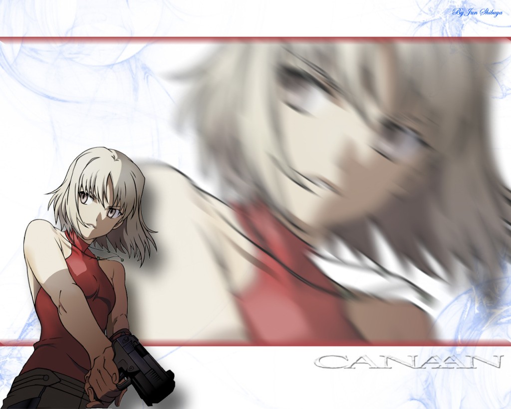 výkres, ilustrace, anime, kreslená pohádka, Canaan, skica, mangaka