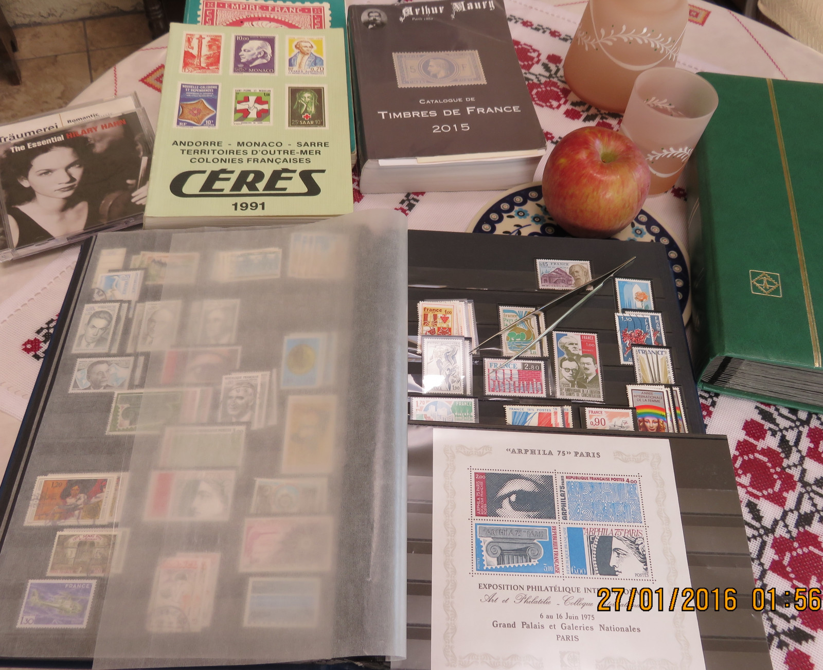 hudba, jablko, voda, známky, sbírka, housle, filatelie, Hilaryhahn, Timbres, Filat lži, Stampcollectors