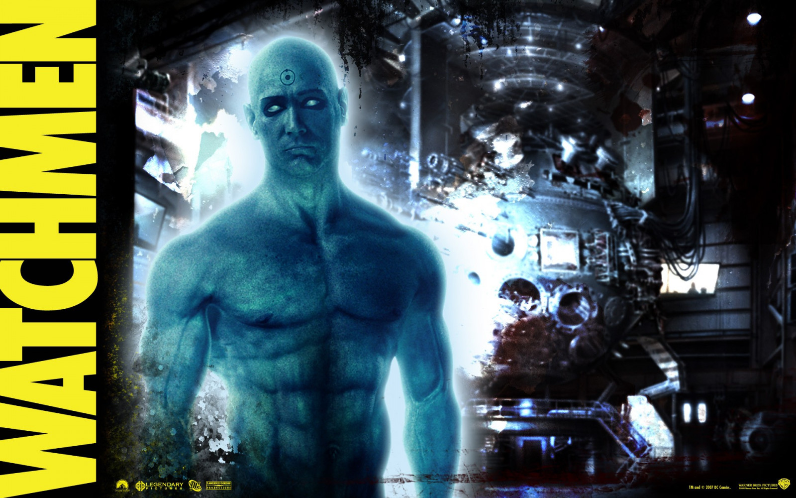 film, DC Comics, i fumetti, Watchmen, Dr Manhattan, ARTE, immagine dello schermo, 1920x1200 px, sfondo del computer, effetti speciali, gioco pc, finzione