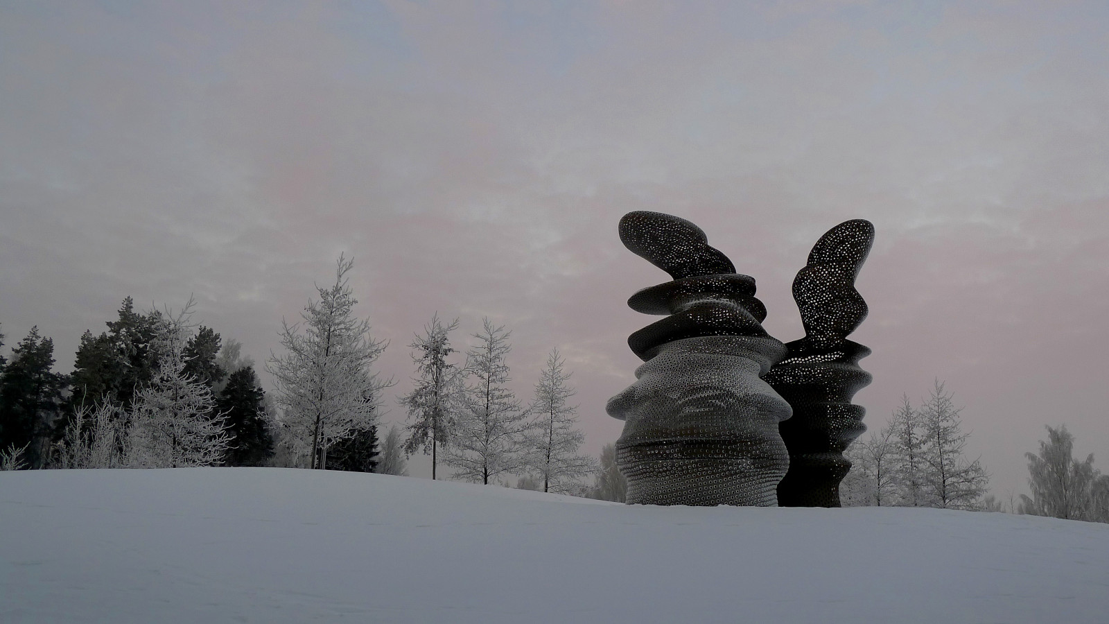 træer, vinter, lys, skulptur, Norge, Akershus, Ahus, L renskog, LX5, ventilationtowers, panasonicdmclx5