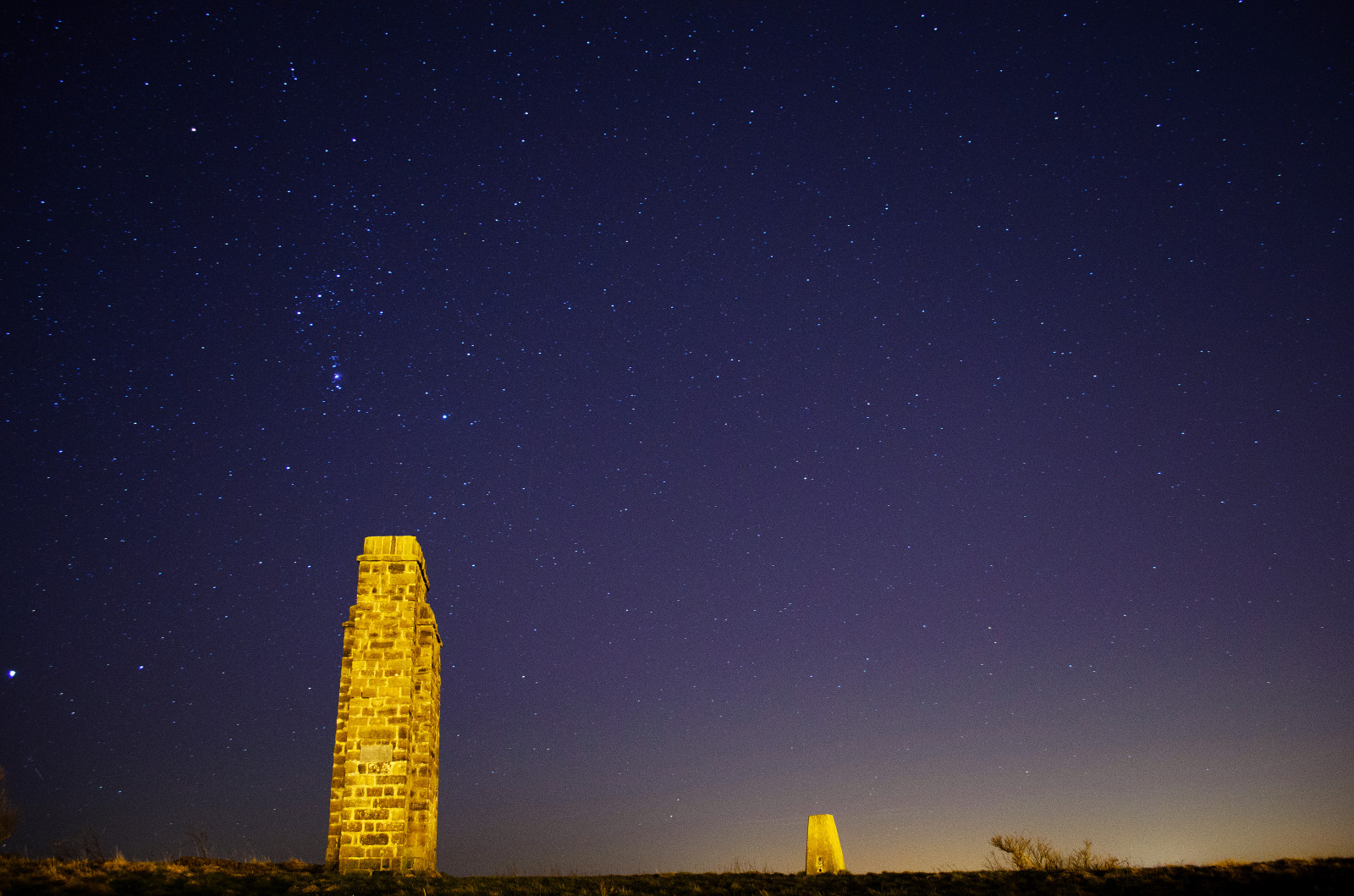 landskab, nat, arkitektur, vand, himmel, bakker, tårn, Orion, atmosfære, Nikon, astronomi, UK, Yorkshire, longexposure, flickr, udforske, belysning, International, nightphotography, stjerne, darksky, astrofotografering, Storbritanien, lightpainting, D5100, nordøst, nikond5100, teesside, himmellegeme, Eston, picofthenight