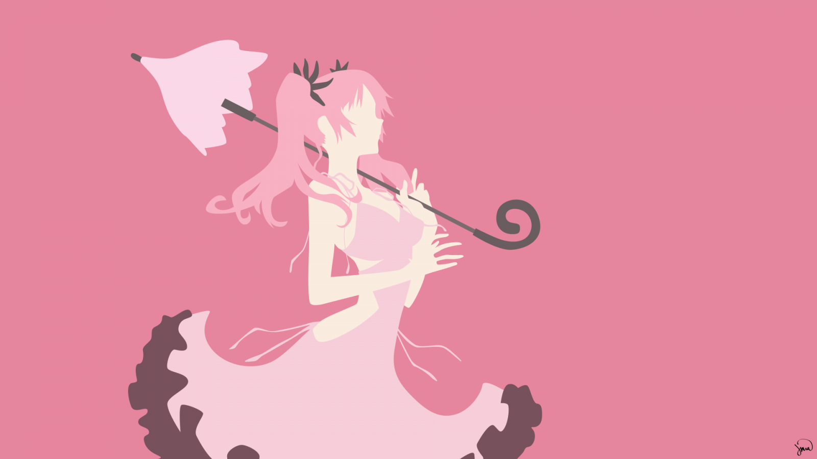 illustration, anime, Anime piger, tegneserie, Shiki, lyserød, Shimizu Megumi, fiktiv karakter, skrifttype