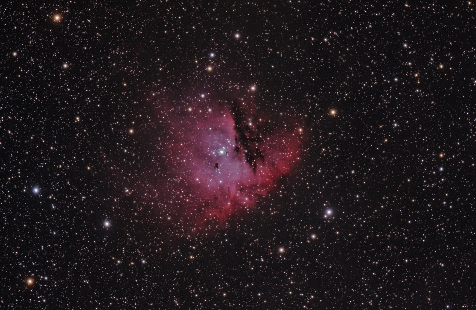 rosso, cielo, Canone, stelle, lungo, esposizione, spazio, in profondità, astro, nebulosa, astrofotografia, Pacman, astronomia, universo, emissione, altair, 800 millimetri, nightskyphotography, 600da, 115edt