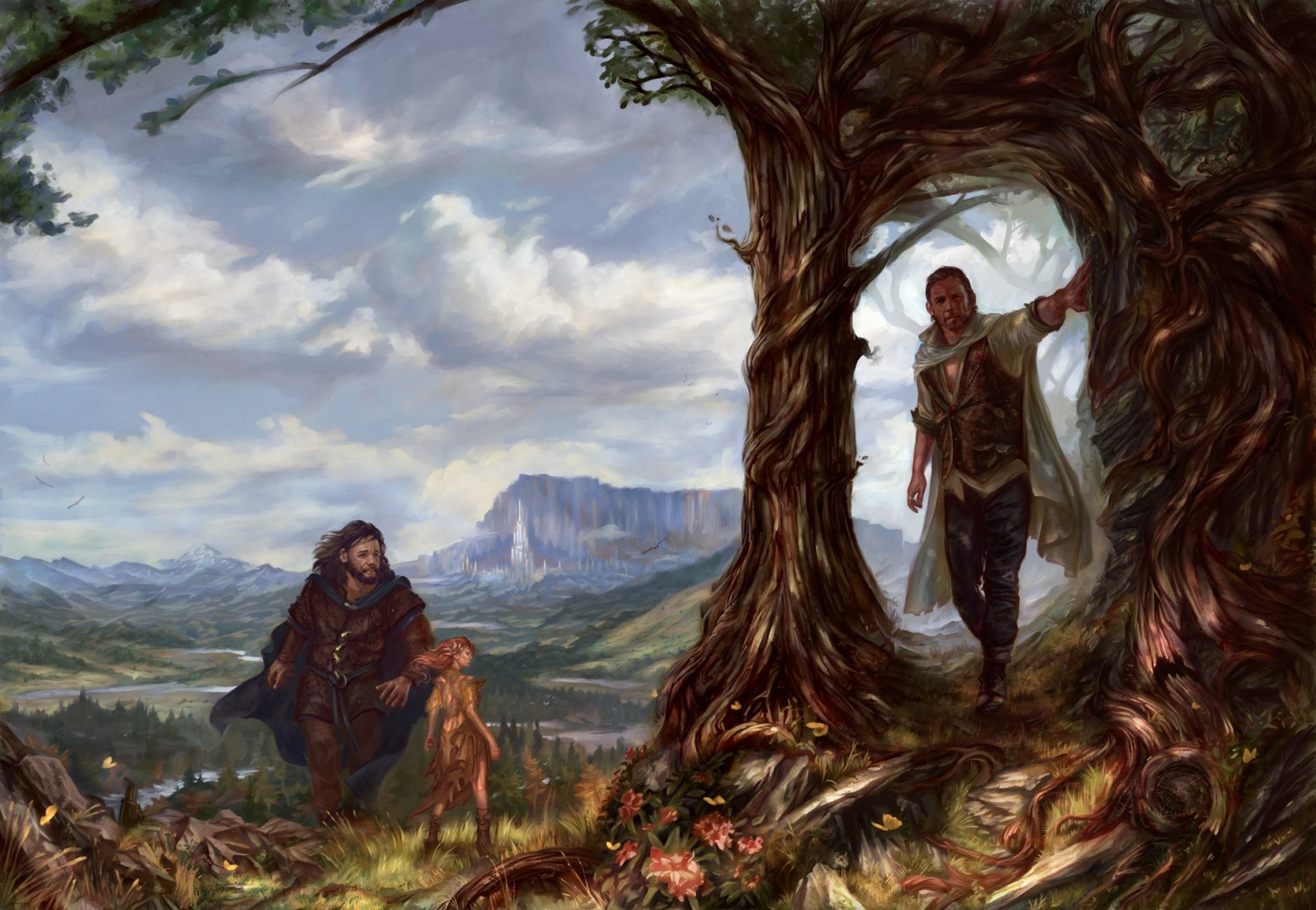 kuvamateriaali, fantasiataiteesta, Lord Foul's Bane, Stephen R Donaldson, Thomas Covenant, Allen Morris