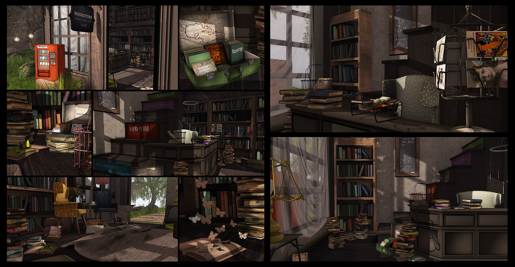 ห้องสมุด, อาเขต, หนังสือ, ร้านหนังสือ, vespertine, Gacha, thearcade, thearcadegacha, thearcadegachaevent, bookwormsnest