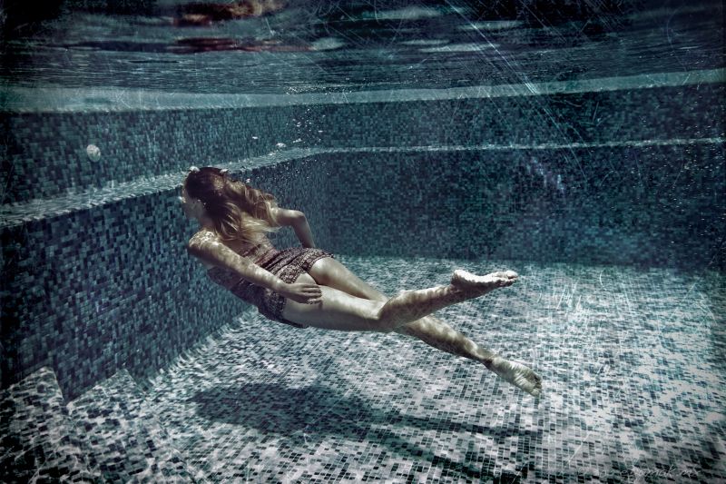 Wasser, Unterwasser, Spaß, Betrachtung, Fotografie, Mädchen