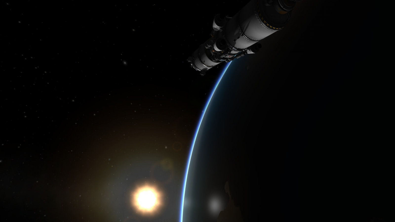 1920x1080 px, Kerbal Space Program, družice, prostor, dalekohled