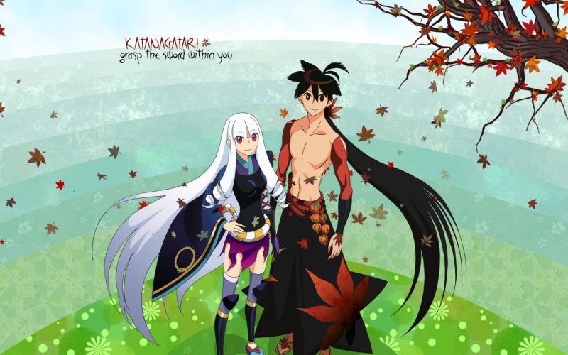 ilustrace, anime, anime dívky, anime kluci, kreslená pohádka, Katanagatari ilustrace, anime, anime dívky, anime kluci, kreslená pohádka, Katanagatari