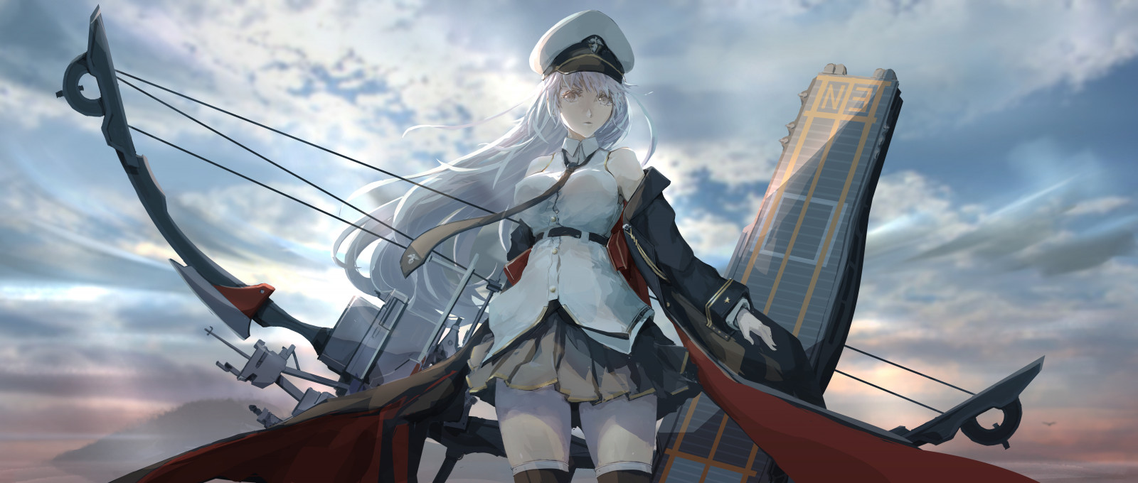 Wallpaper : anime girls, Azur Lane, Enterprise Azur Lane, long hair