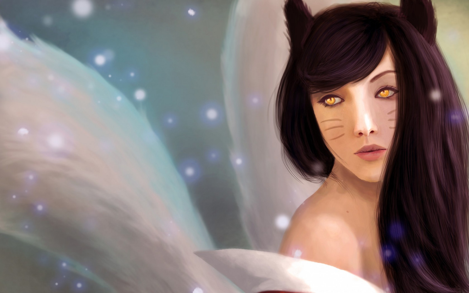 Ahri, League of Legends, UMĚNÍ, výkres