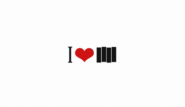 illustration, simple background, minimalism, text, black, heart