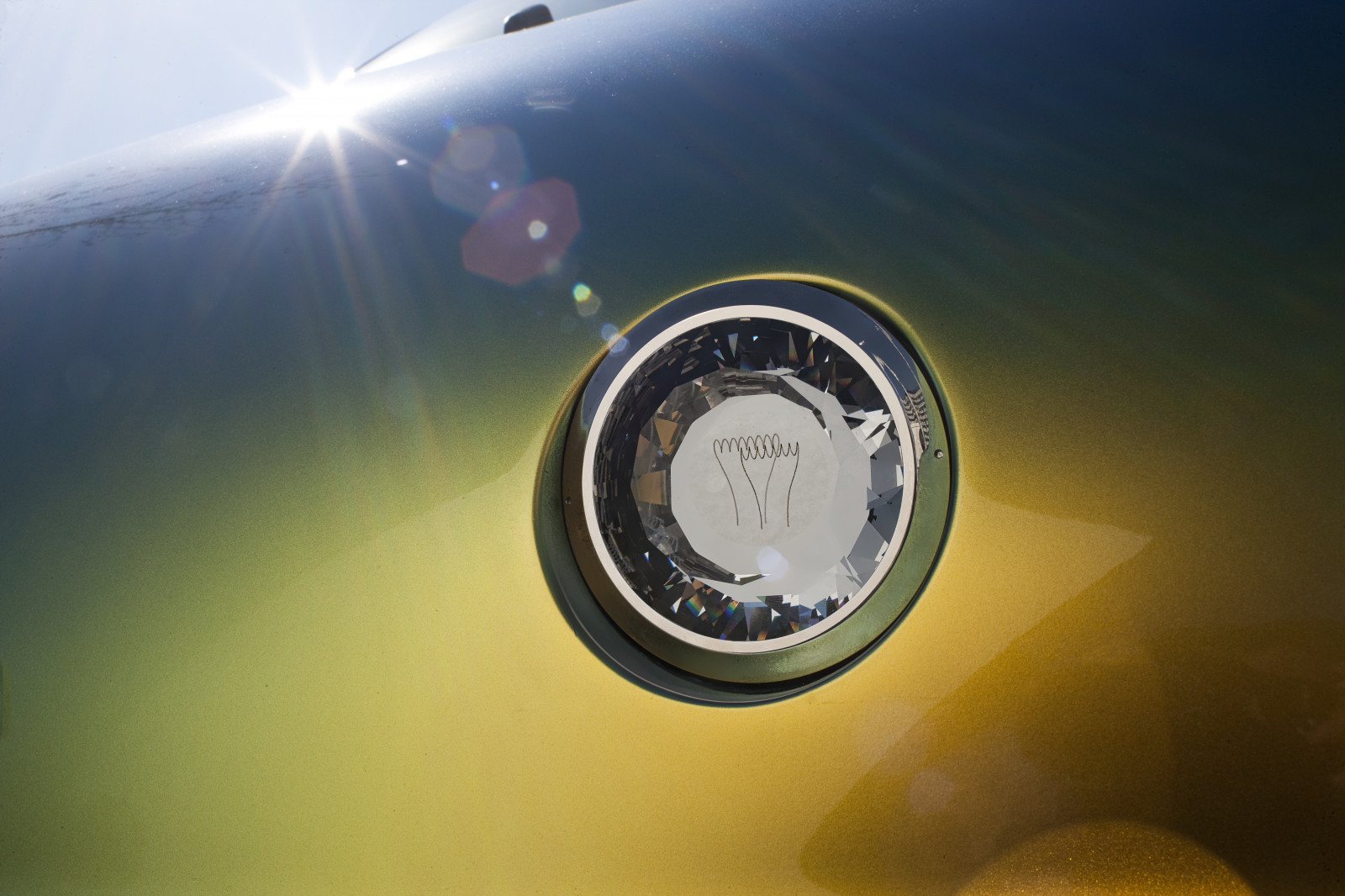 sollys, afspejling, køretøj, gul, cirkel, 2013, netcarshow, netcar, bil billeder, bil foto, lys, hjul, hånd, form, Rinspeed, Urban Commuter, computer tapet, atmosfære af jord, tæt på, makrofotografering