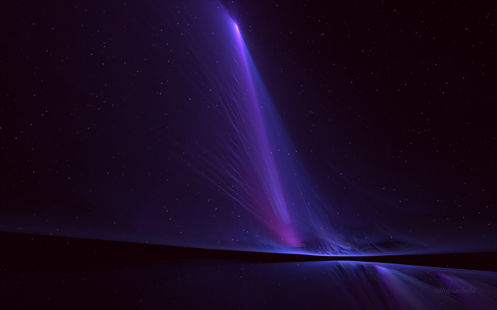 Wallpaper night, abstract, sky, purple, Aurora, midnight, light