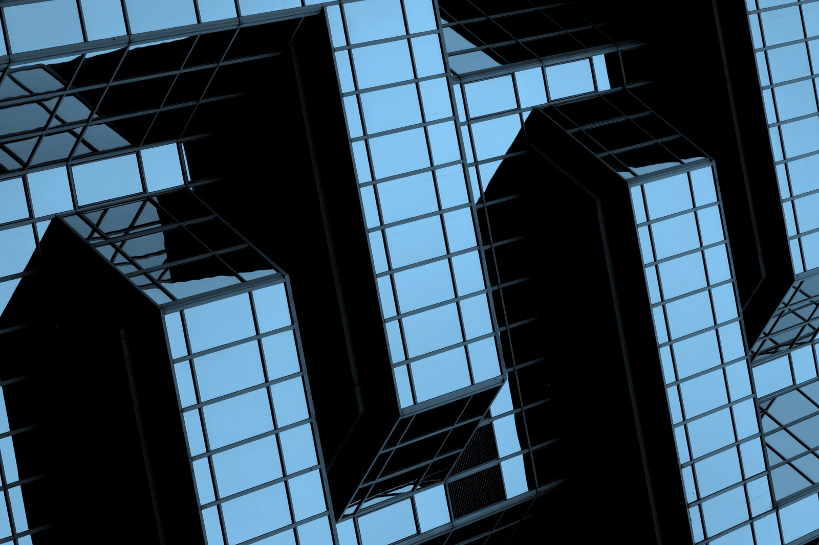 Černá, černobílý, okno, architektura, budova, symetrie, mrakodrap, modrý, věž, sklenka, kancelář, metropole, barva, tvar, design, čára, hongkong, abigfave, theunforgettablepictures, aplusphoto, fasáda, superaplus, world100f, urban area, favemegroup7