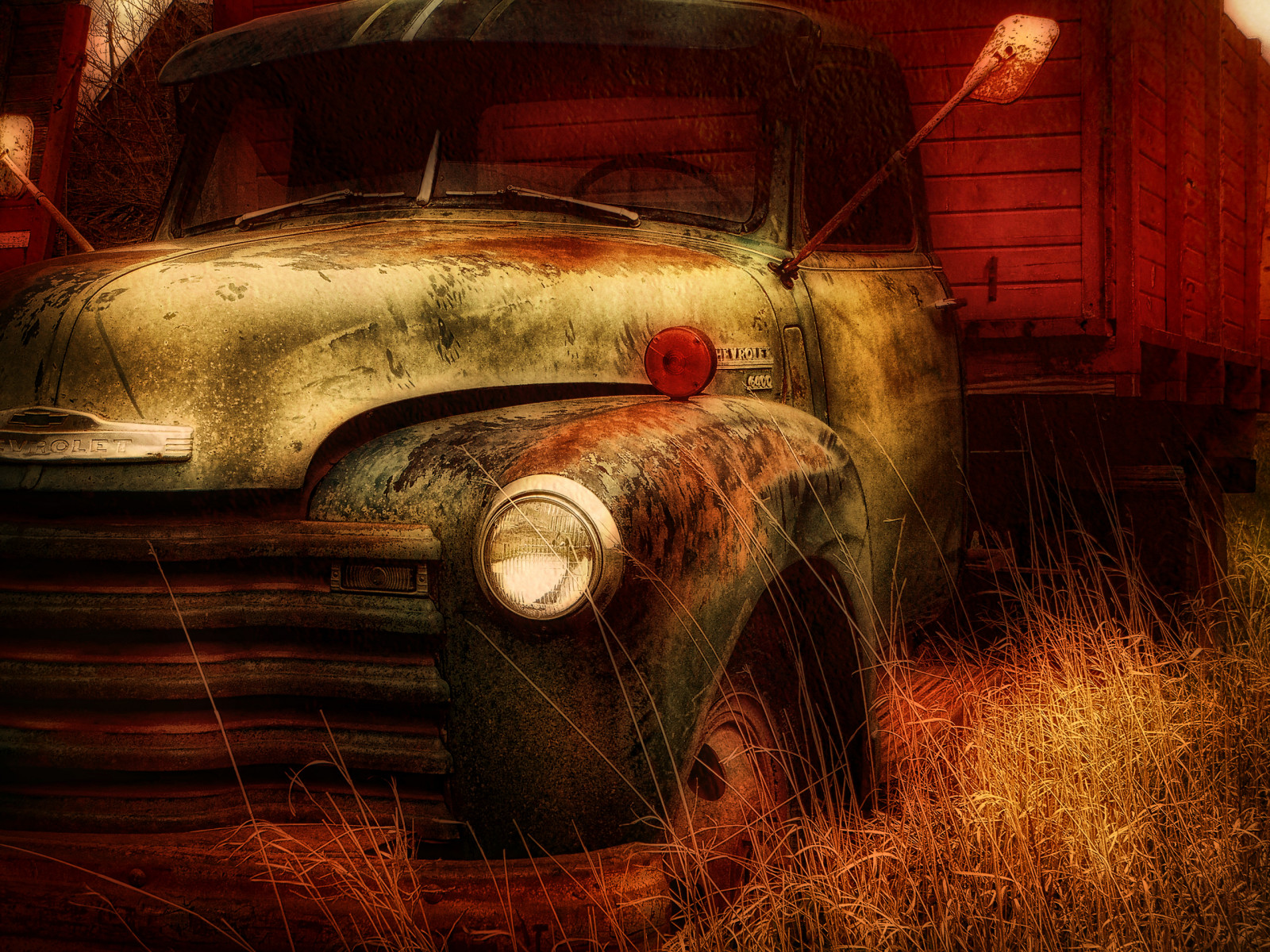 bil, forladt, køretøj, gård, rust, USA, Vintage bil, Chevrolet, lastbil, Minnesota, Chevy, landdistrikterne, Land, blinkagain, mørke, landbrug, klassisk, tatot, computer tapet, bildesign, kompakt bil, motor køretøj, midten størrelse bil, Butterfield