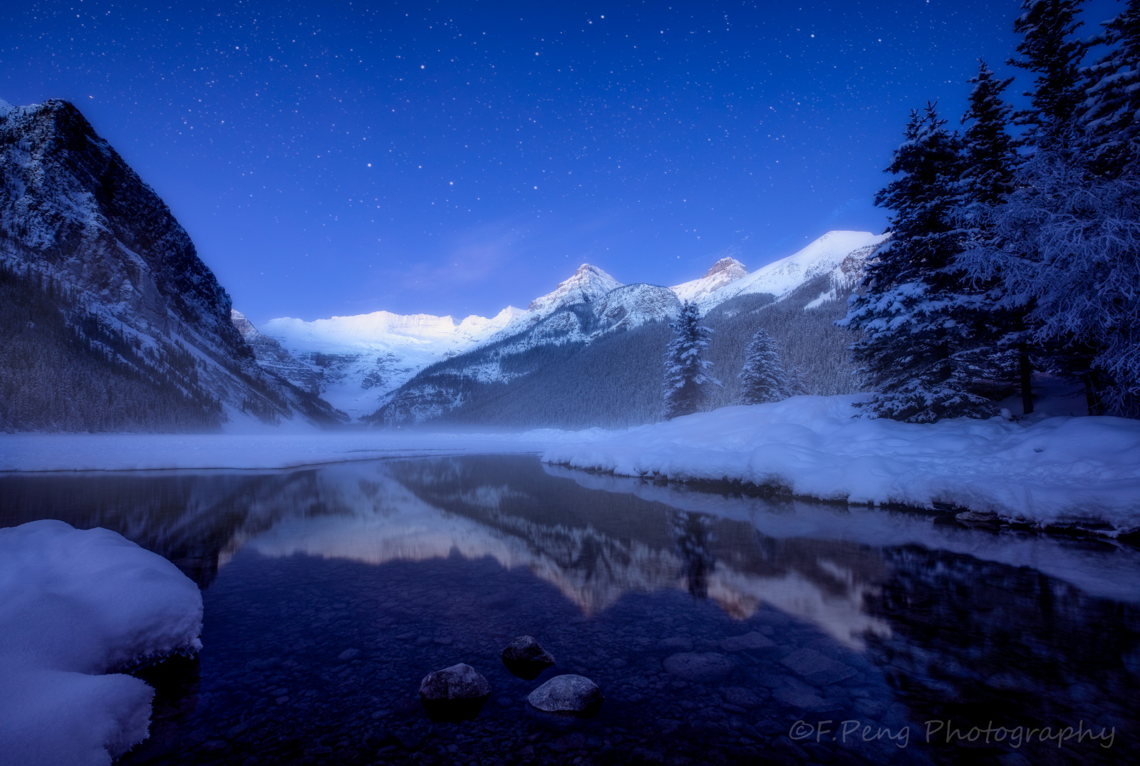 Wallpaper : yellow, lake, Canada, water, ice, snow, mountains, peaks ...