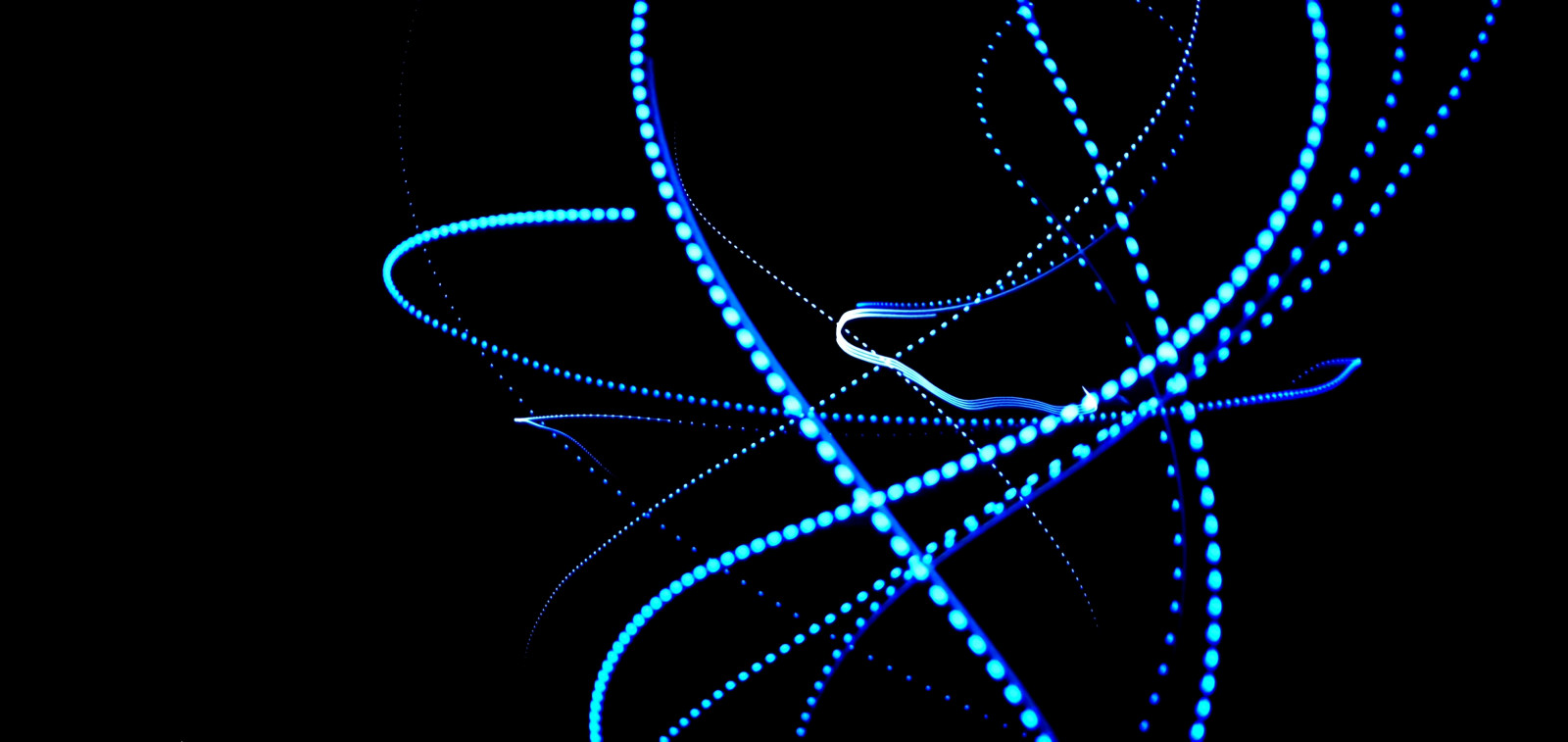 light graffiti, blue light, astratto, light painting