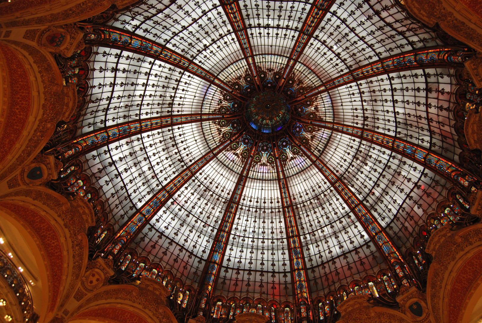 Window Arch France Wallpaper : window, building, symmetry, France, arch, Paris, stained ...