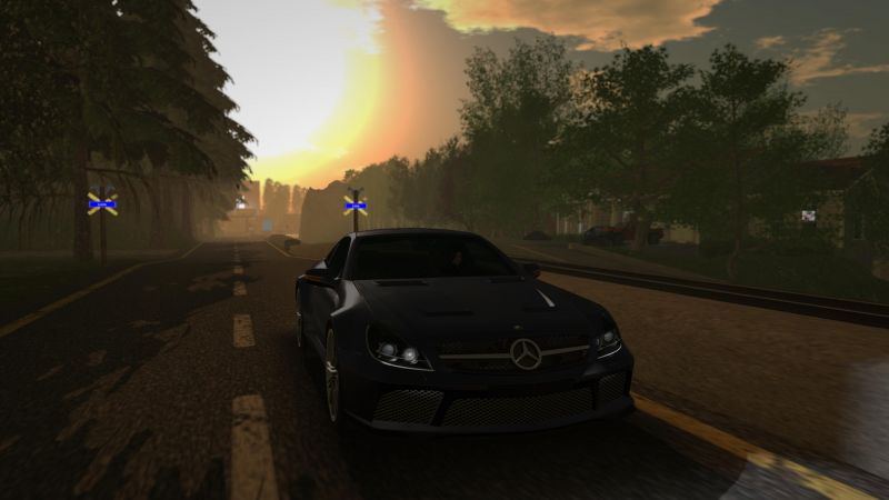 3D,himmel,køretøj,sport,Skov,bil