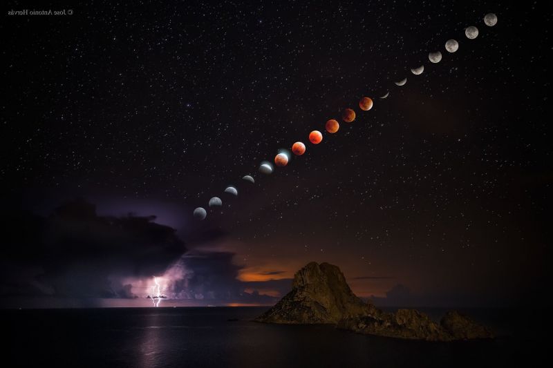 1900x1266 px,Måne,rymden,stjärnor,universum