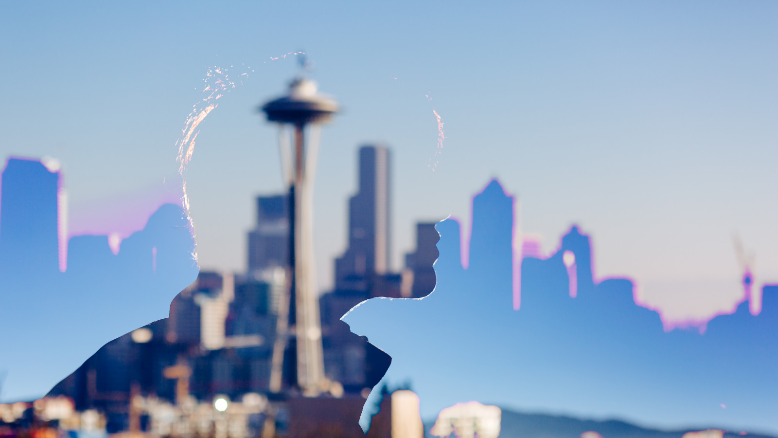 město, panoráma města, budova, nebe, profil, panoráma, mrakodrap, večer, věž, Kánon, doubleexposure, Seattle, metropole, mrak, centrum, washington, outoffocus, během dne, canoneos5dmarkiii, 169, Pacific Northwest, Metropolitní oblast, sigma35mmf14dghsmart, canon135mmf2lusm, Space Needle, kerrypark, multiexposure