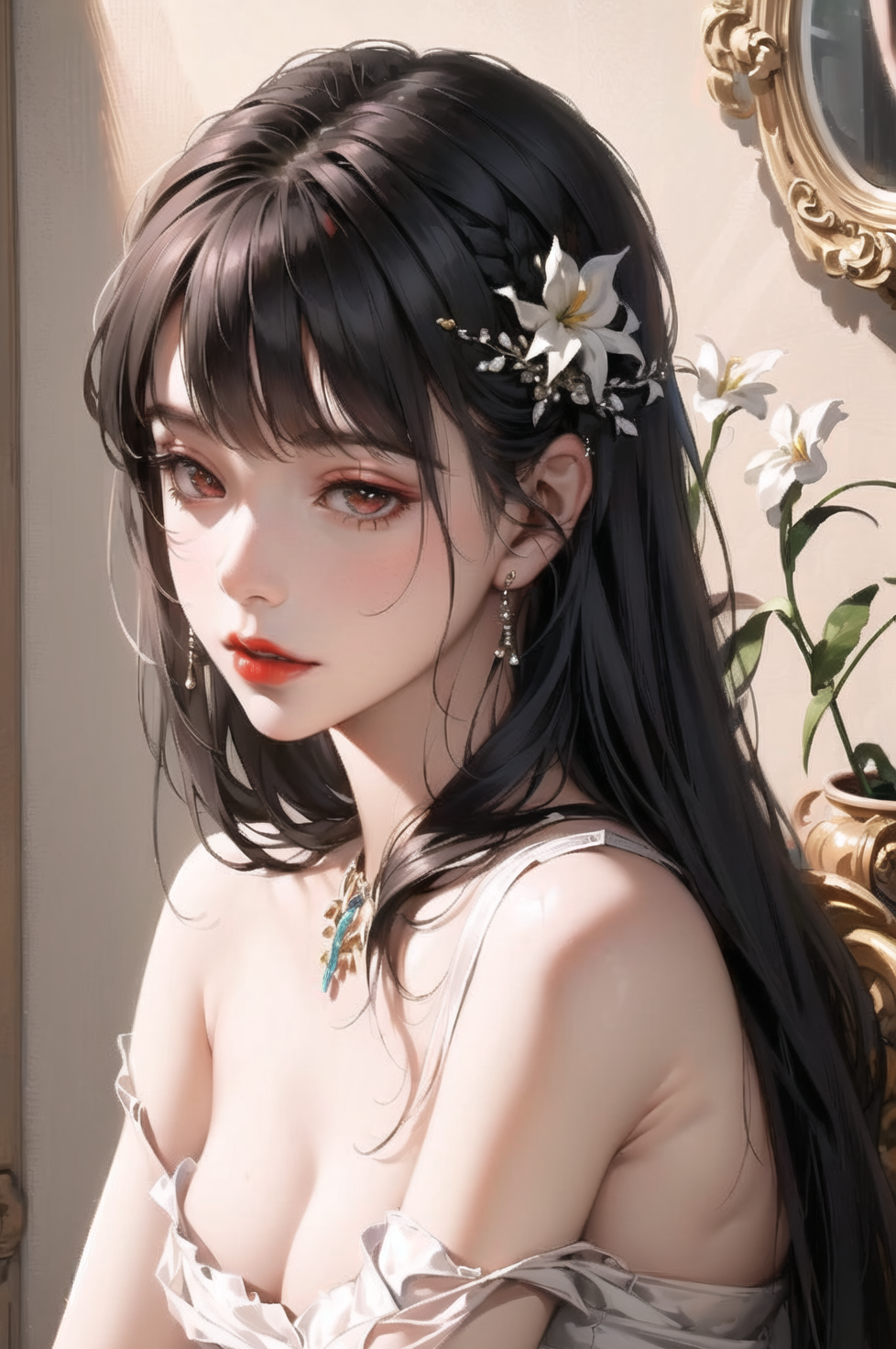 anime dívky, portrét, ženy