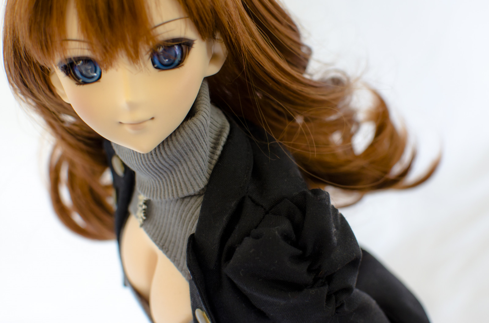 model, dlouhé vlasy, anime, brýle, černé vlasy, výstřih, hnědý, vlasy, Nikon, Hračka, kůže, panenka, 35MM, oblečení, hlava, Krásná, dívka, oko, sen, sexy, kostým, blond, účes, D5100, dollfie, Volks, dollfiedream, dd, BJD, hnědé vlasy, crobidoll, dollphotography, Beatrice, jubei, peachpai