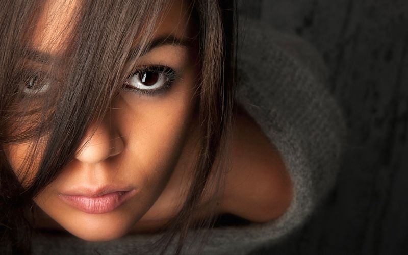 tvář, ženy, model, portrét, bruneta, fotografování tvář, ženy, model, portrét, bruneta, fotografování