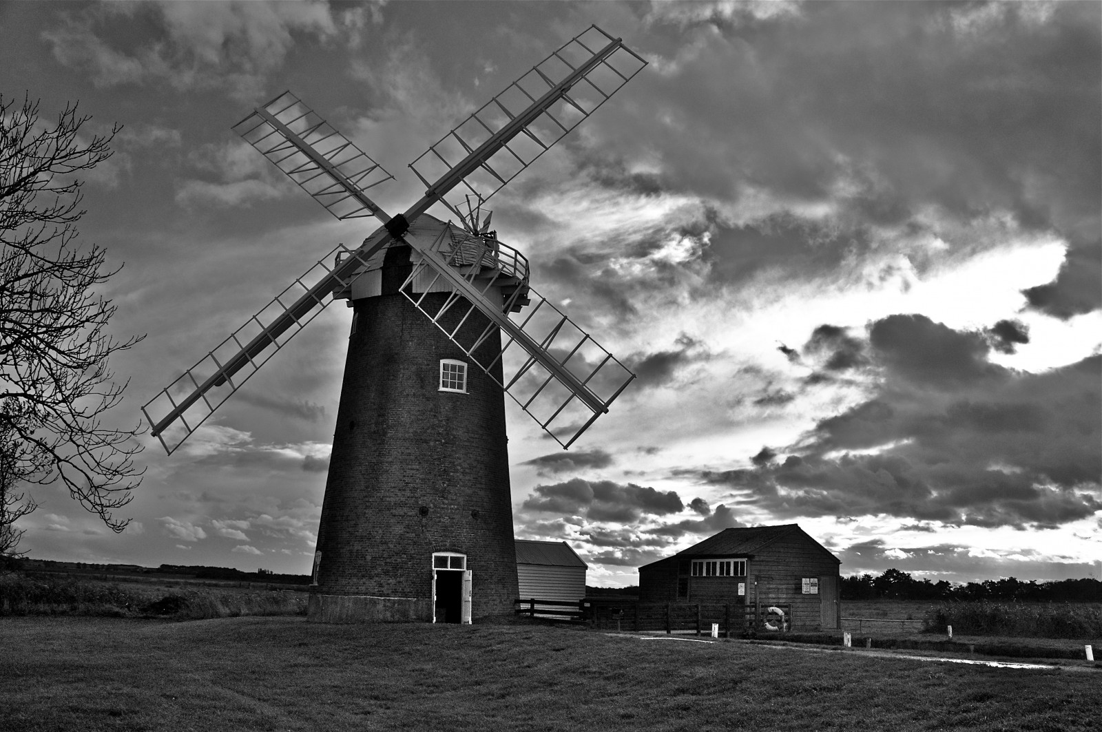 Wallpaper windmill, norfolk, windmills, horsey, weatherphotography