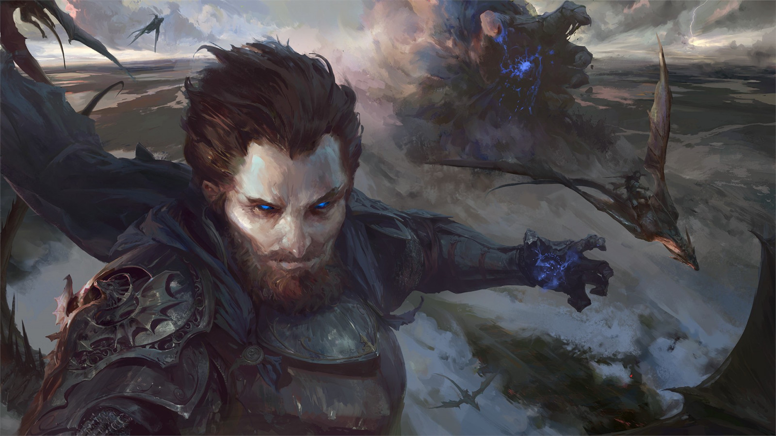 Fantasy kunst, anime, kriger, mytologi, Wyvern, skærmbillede, fiktiv karakter, pc spil