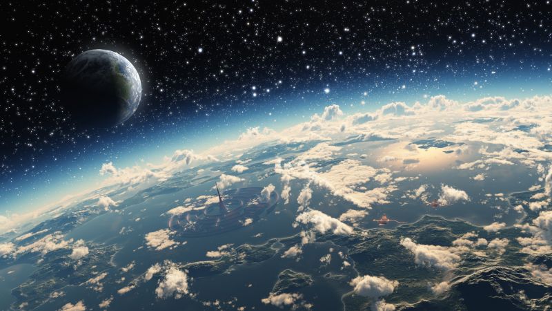 2560x1440 px, город, Футуристический, научная фантастика, пространство 2560x1440 px, город, Футуристический, научная фантастика, пространство