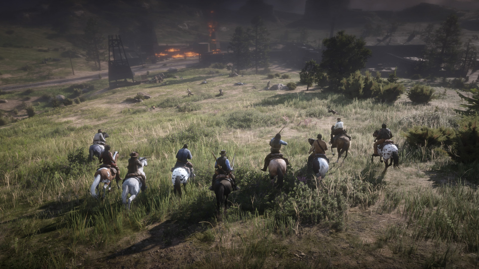 rostlina, working animal, strom, tráva, lučina, krajina, zemědělství, prérie, událost, pastvina, půda, Volně žijících živočichů, pole, zemědělec, pack animal, oříznutí, rekreace, stádo, plantáž, Natural landscape, les, military organization, křoviny, kouř, ranč, step, kopec, oheň, hospodařit, pěchota, hospodářská zvířata, savana, sklizeň, chůze, osobní ochranné prostředky, voják