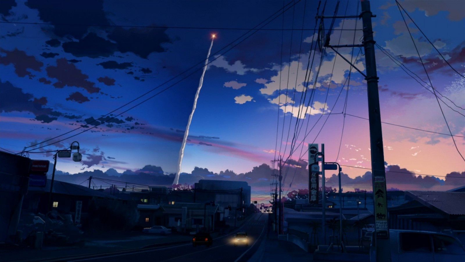 1920x1080 px, 5 centimetrů za sekundu, anime, Makoto Shinkai