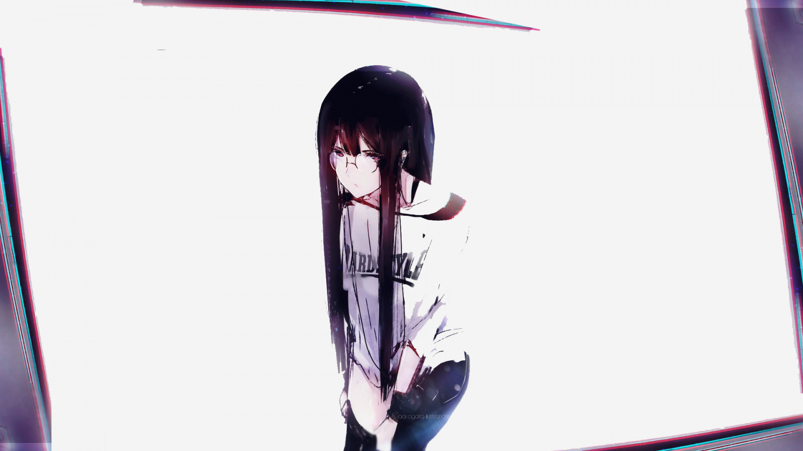 袖, 动画片, 假发, ime切, 爆炸, 黑发, cg artwork, 字体, 艺术, T恤, 长发, 品红, 弯头, 虚构人物, 大腿, 画画, 动漫, 玩具, 胭脂红, 插图, 制服, 动画, 图形, 绘画, 时尚插图, 个人保护设备, 红发, 坐着, 平面设计, 服装