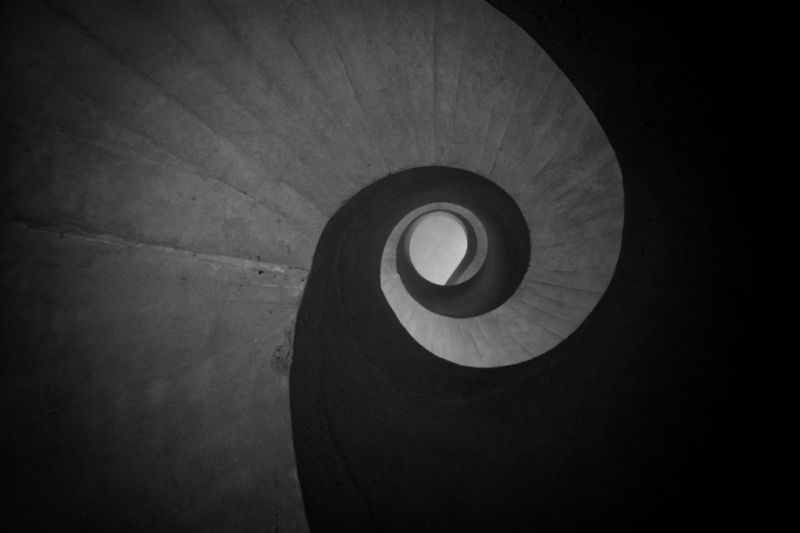 Černá, Černý a bílý, monochromatické fotografování, světlo, fotografování, spirála Černá, Černý a bílý, monochromatické fotografování, světlo, fotografování, spirála
