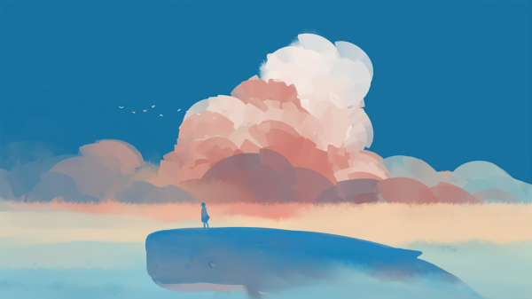sky,cloud,atmosphere,ecoregion,paint,nature