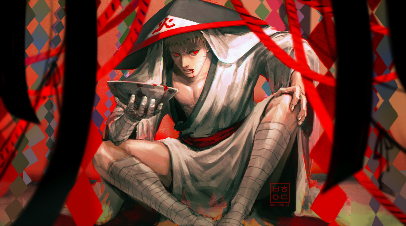 Wallpaper : mulut, lukisan, SENI, rambut hitam, paha, karakter fiksi