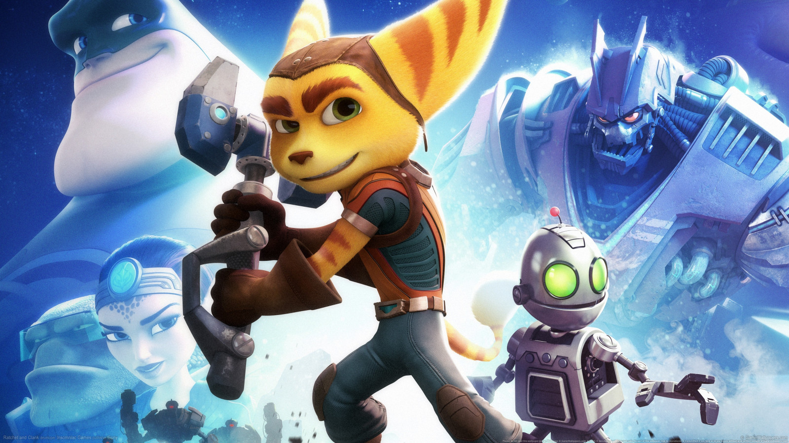 Anime, Spielzeug, Ratchet Clank, Bildschirmfoto, Gadget, Computer-Tapete, Action Figur