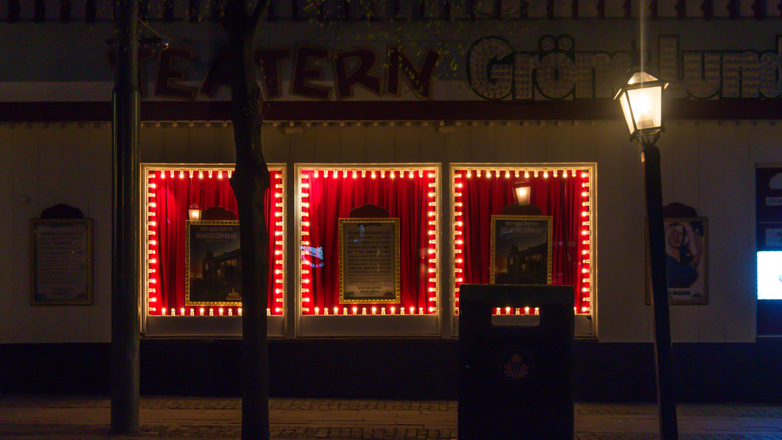 noc, Červené, Stockholm, světlo, bluehour, osvětlení, zábavní park, Natt, bl timmen, gr nalund, n jespark, zobrazovací jednotka, signage