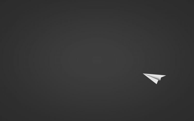 Černá, černobílý, minimalismus, logo, značka, papírová letadla Černá, černobílý, minimalismus, logo, značka, papírová letadla